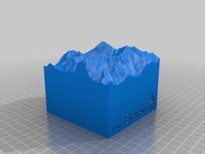 mount everest 10km sport & im freien 7 summits 8000m Gipfel Berg 3d print model - Mito3D