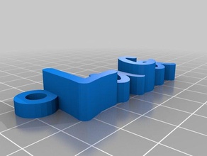 3d di nome luca i portachiavi keychain 3d print model - Mito3D