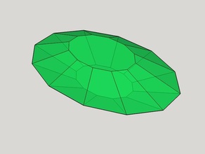 emerald Schmuck Juwel prescious 3d print model - Mito3D