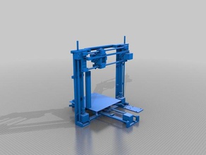 printed i3 prusa type 3d printer printers 3d print model - Mito3D