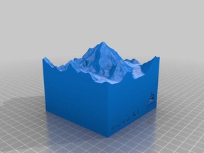 k2 10km sport & im freien 8000m Gipfel Berg 3d print model - Mito3D