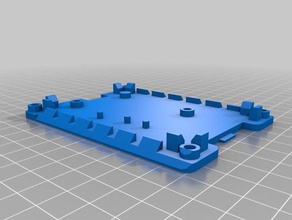 modelmicrocontrollerstand computer clamshelf computer-Halterung - mikrocontroller 3d print model - Mito3D