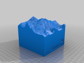 lhotse 10km sport & im freien 8000m Gipfel Berg 3d print model - Mito3D