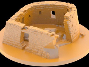 ruins machu picchu temple sun buildings structures archaeology architecture inca incan peru 3d print model - Mito3D