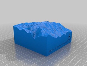 carstensz Pyramide 10km sport & im freien 7 summits Berg 3d print model - Mito3D