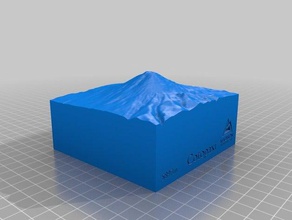 cotopaxi 10km esporte & ao ar livre montanha 3d print model - Mito3D
