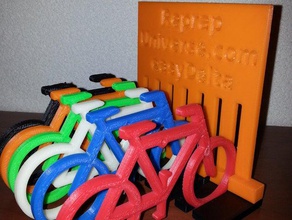 bike-rack parametric vehicles bike rack 3d print model - Mito3D