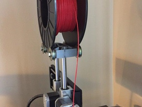 printrbot spool holder 3d printer accessories simple metal 3d print model - Mito3D