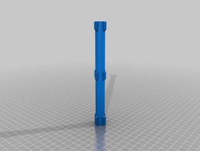 fischertechnik compatible tube 15x165mm construction toys pipe 3d print model - Mito3D