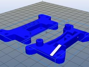 tamiya Rennwagen Schock bracketa r c Fahrzeuge 3d print model - Mito3D