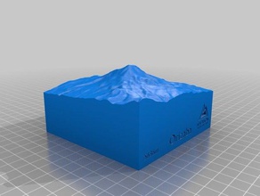 o pico orizaba 10km esporte & ao ar livre montanha 3d print model - Mito3D