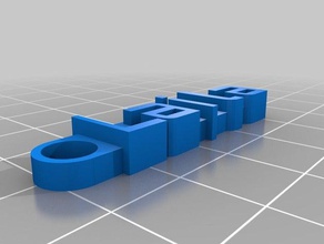 laila keychain organization customized 3d print model - Mito3D