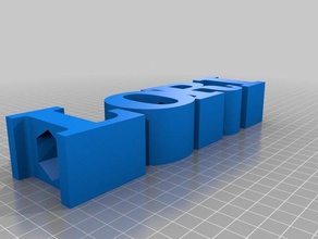 lori Bleistift-Halter Schilder & logos kundengebundene 3d print model - Mito3D