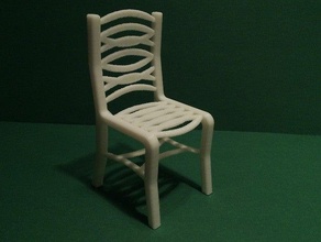 garden chair decor 3d print model - Mito3D
