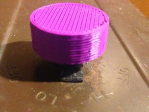 box fan knob replacement parts boxfan 3d print model - Mito3D