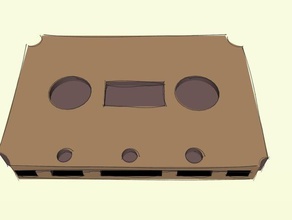 audio-tape 3d-drucken 3d 3d print model - Mito3D
