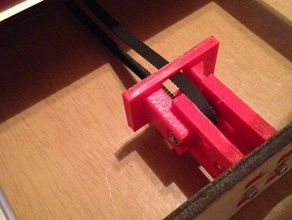 prusa i3v y-axis belt tensioner 3d printer parts makerfarm i3 reprap 3d print model - Mito3D