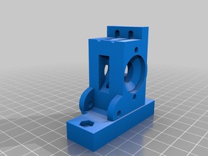 makergear semplificato estrusore blocco quick release posteriore supporto motore alterazione 3d la stampante parti fredda 3d print model - Mito3D