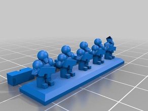 marine assult squad Spiele 3d print model - Mito3D