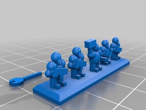 marine promos stand jeux échelle épique 3d print model - Mito3D