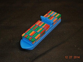 container ship vehicles 3d print model - Mito3D