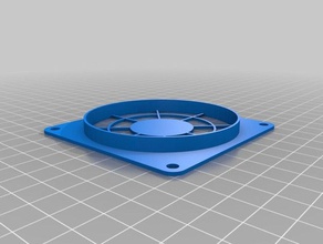 80mm fan protection cover electronics 3d print model - Mito3D