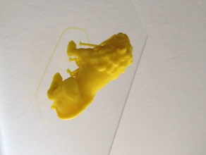 yellow lion animals 3d print model - Mito3D