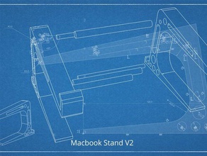 apple macbook reitna stand v2 3d printing laptop mac pro retina 3d print model - Mito3D