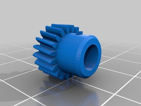 robox plastic gear extruder 3d printer parts gears 3d print model - Mito3D