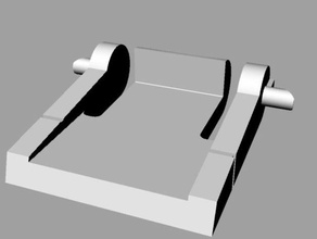 razor anasi - keyboard pedestal replacement parts foot 3d print model - Mito3D