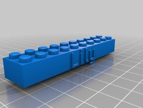 lily's lego construction toys customized 3d print model - Mito3D