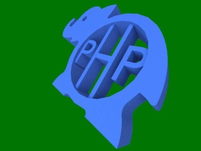php fil gadget dil 3d print model - Mito3D