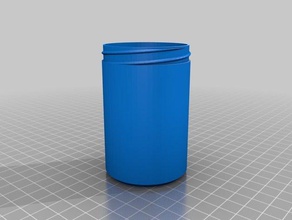 meine angepasste container Rändelmutter Deckel Container kundengebundene 3d print model - Mito3D