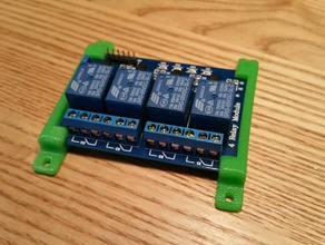 andere pcb-Halter - Elektronik arduino cnc pcb pla relais-platine montieren Schraube 3d print model - Mito3D