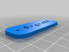 il mio personalizzato customizer versione bagagli etichetta - gigio2k organizzazione su misura 3d print model - Mito3D