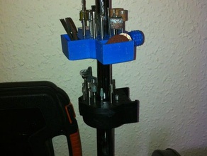 dremel-workstation-bit-Halter tools dremel drill bit Werkzeughalter 3d print model - Mito3D