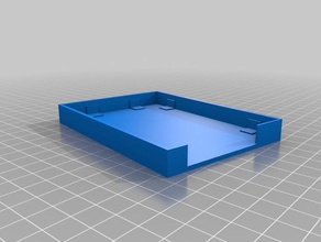 hard drive enclosure snap tight lid computer 3d print model - Mito3D