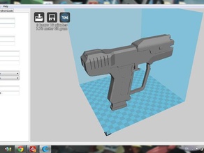 halo-m6d magnum-Pistole mechanische Spielzeuge 3d print model - Mito3D