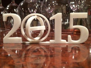 2015 gimbal arredamento la decorazione il nuovo anno nuovi anni notte di capodanno 3d print model - Mito3D