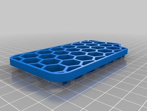 boşaltma hex soapdish banyo sabun 3d print model - Mito3D
