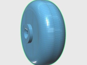 roda fixa tristar aspiradores de pó peças substituição 3d print model - Mito3D