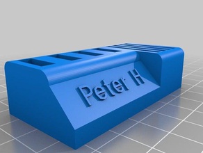 peter h usb tutucu bilgisayar özelleştirilmiş 3d print model - Mito3D