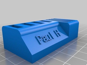 paul h usb holder computer customized 3d print model - Mito3D