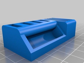 tray usb holder computer customized 3d print model - Mito3D