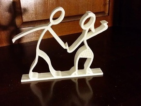 salseros esculturas ballerini salseri 3d print model - Mito3D