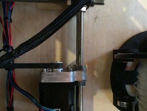 y motor bracket 3d printer parts 3d print model - Mito3D