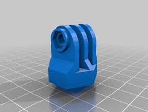 gopro mount camera attachment 3d print model - Mito3D