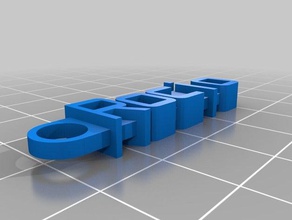 rocio trousseau de clés l'organisation personnalisé 3d print model - Mito3D