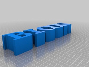 bi-con kundengebundene 3d print model - Mito3D