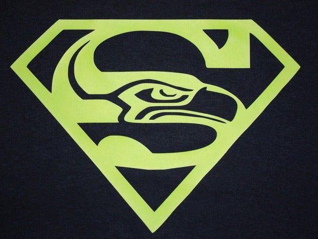 super seahawks weare12 signs & logos seattle man 3D print model - Mito3D